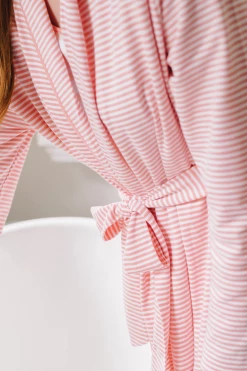 LAKE Women Pima Robe In Posy