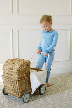 LAKE Kids Long-Long Set In Cornflower