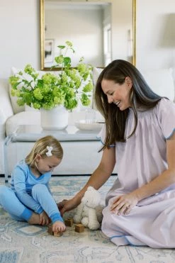 LAKE Kids Long-Long Set In Cornflower