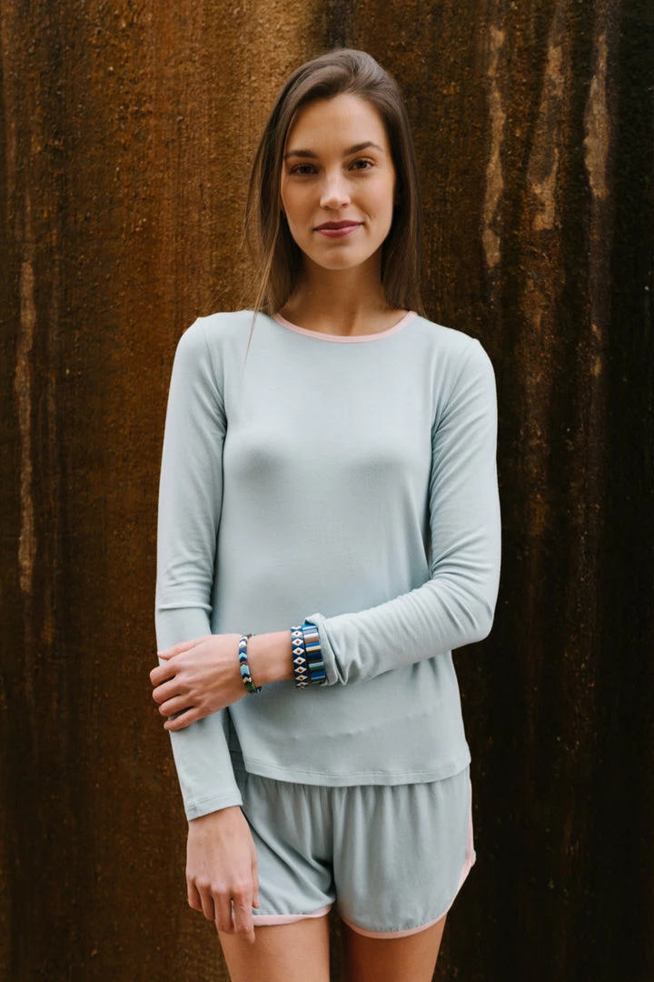 LAKE Women DreamKnit Vintage Long-Short Set In Terrain