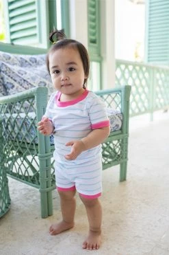 LAKE Baby Shorts Set In Dulce