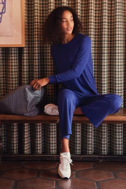 LAKE Relax Pants Set In Ink Lounge