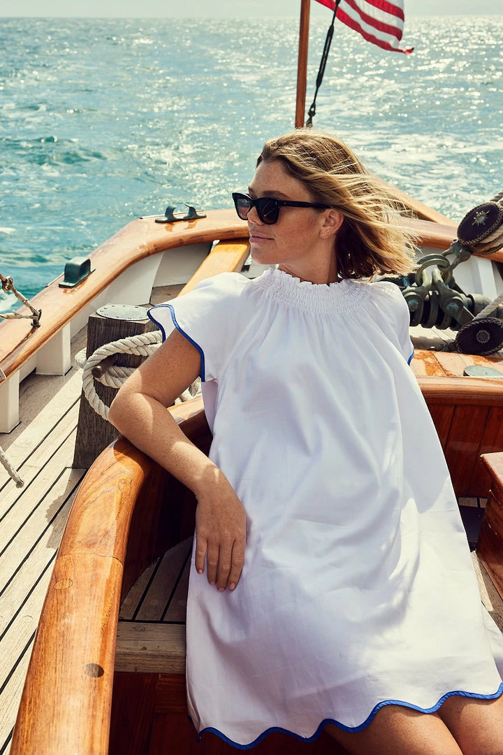 LAKE Patio Dress In Ultramarine Women