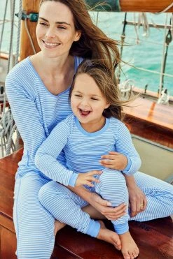 LAKE Kids Long-Long Set In Hydrangea