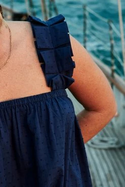 LAKE Women Lolly Mini Dress In Navy