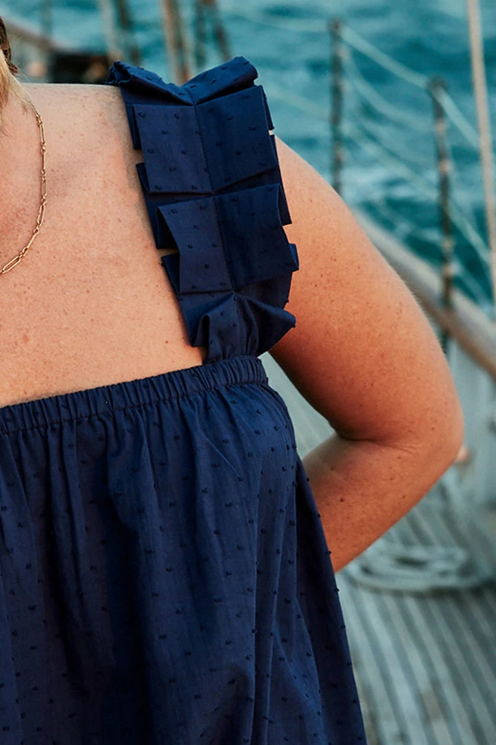 LAKE Women Lolly Mini Dress In Navy