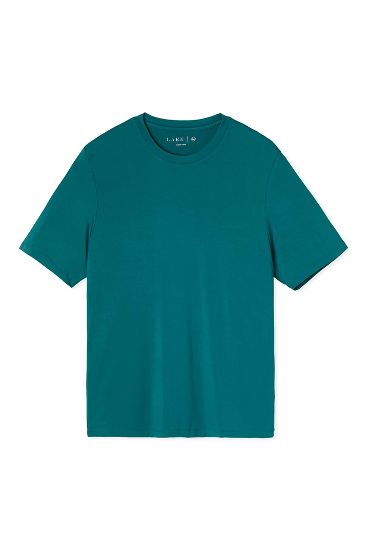 LAKE Men's Short Sleeve Bamboo Tee In Mallard