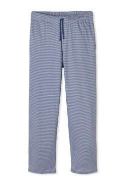 LAKE Men's Pima Pajama Pants In True Navy