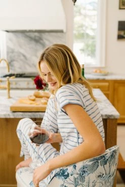 LAKE Women Pima Short-Long Set In Bistro