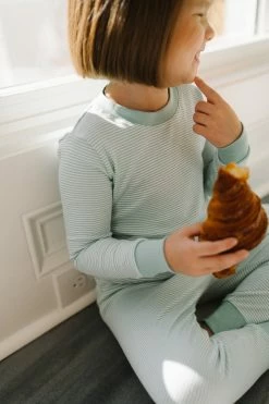 LAKE Kids Long-Long Set In Parisian Green