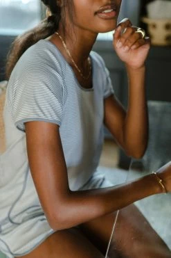 LAKE Pima Shorts Set In Aura Women