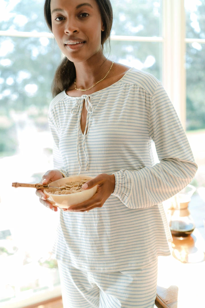 LAKE Women Midnight Pajama Set In Fog