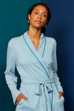 LAKE Pima Robe In Celestial