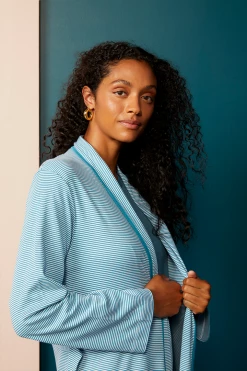 LAKE Pima Robe In Celestial