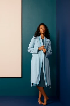LAKE Pima Robe In Celestial