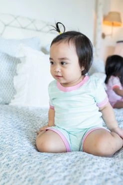 LAKE Baby Shorts Set In Spritz Kids