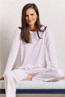 Women Schumacher X LAKE Pima Long-Long Weekend Set In Red