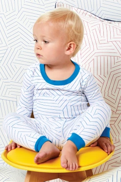 Schumacher X LAKE Baby Long-Long Set In Cobalt