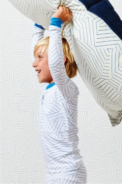 Schumacher X LAKE Kids Long-Long Set In Cobalt