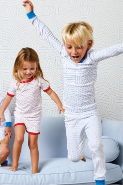 Schumacher X LAKE Kids Long-Long Set In Cobalt