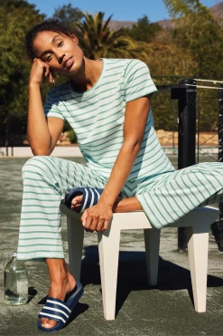 LAKE Women Pima Short-Long Weekend Set In Birdie