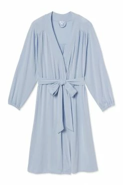LAKE DreamKnit Robe In Agapanthus Women