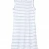 LAKE Women Pima Weekend Tank Gown In Cerulean