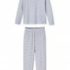 LAKE Pima Long-Long Weekend Set In Classic Navy Women
