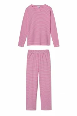 LAKE Pima Long-Long Weekend Set In Classic Red Women