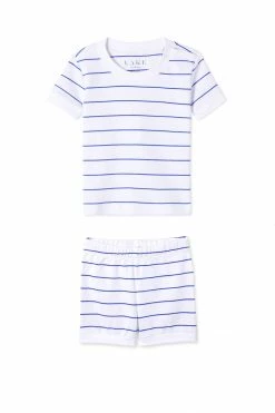 LAKE Baby Shorts Set In Cobalt