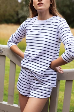 LAKE Pima Long-Short Weekend Set In Indigo