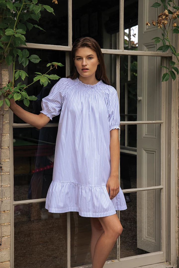 LAKE Women Veranda Dress In Powder Blue