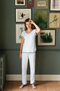 LAKE Women Pima Short-Long Set In Pasture