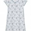 LAKE Pima Maternity Nightgown In Fleur