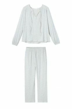 LAKE Women Midnight Pajama Set In Fog