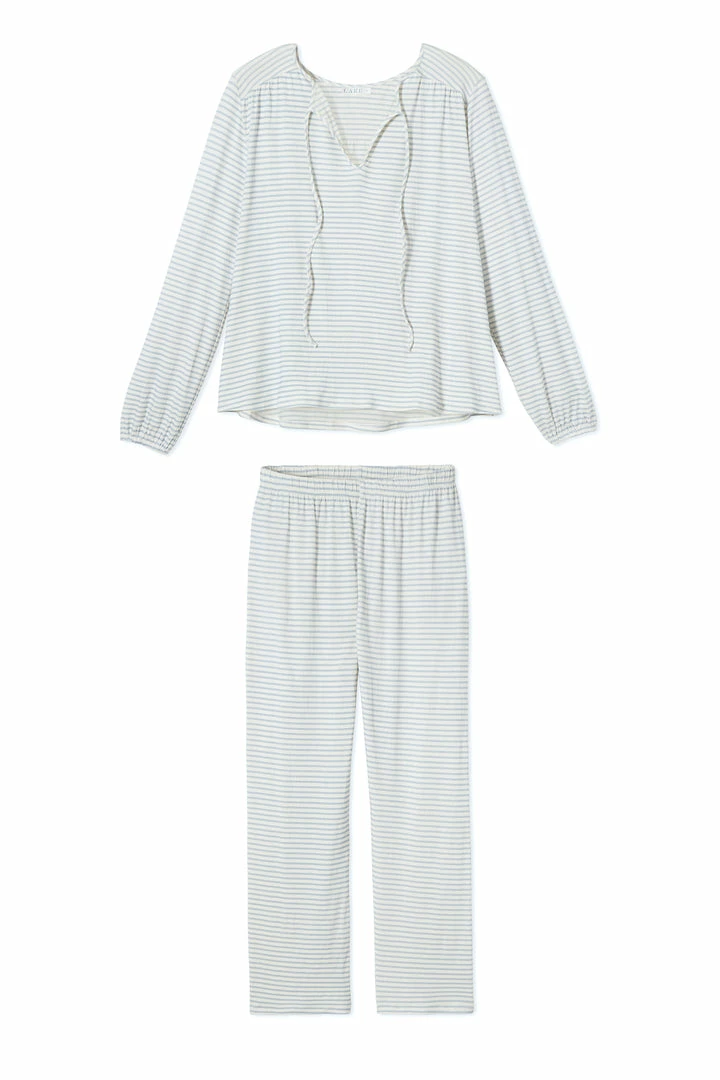 LAKE Women Midnight Pajama Set In Fog