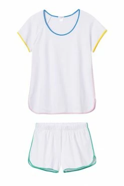 LAKE Pima Shorts Set In Fresca