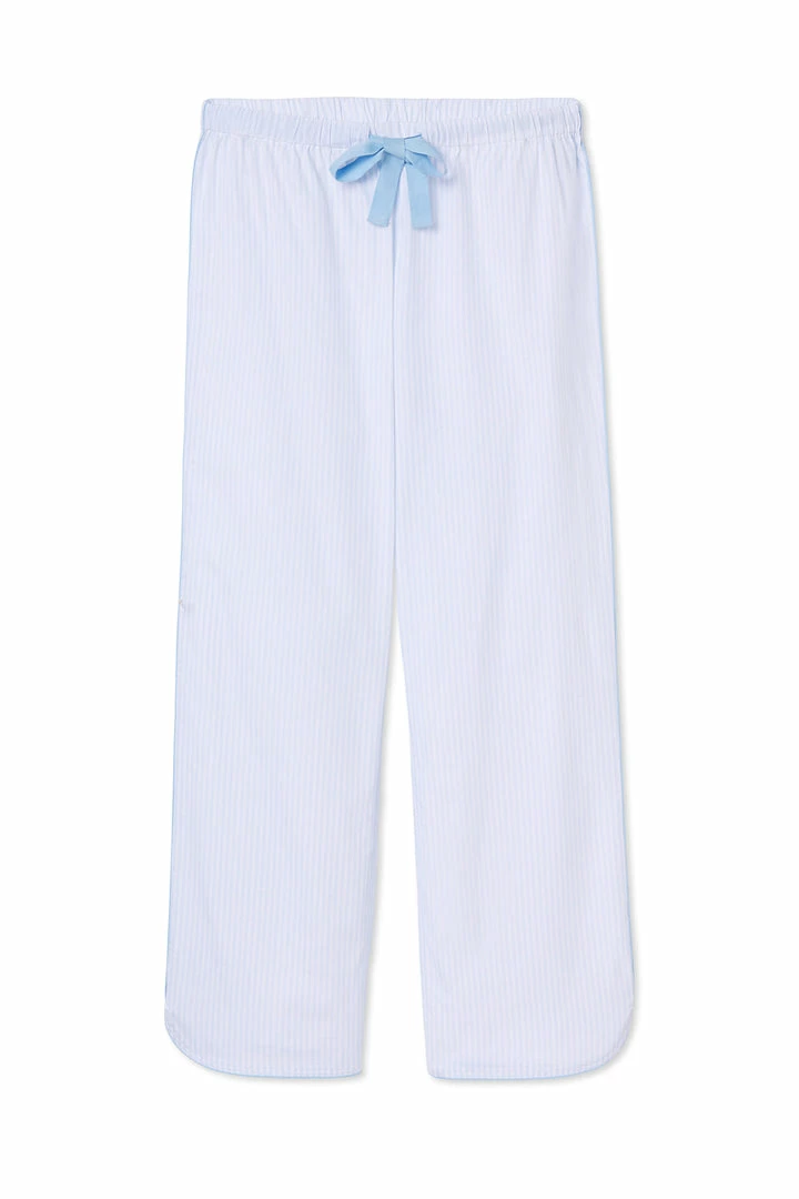 LAKE Poplin Pajama Pants In Glacier