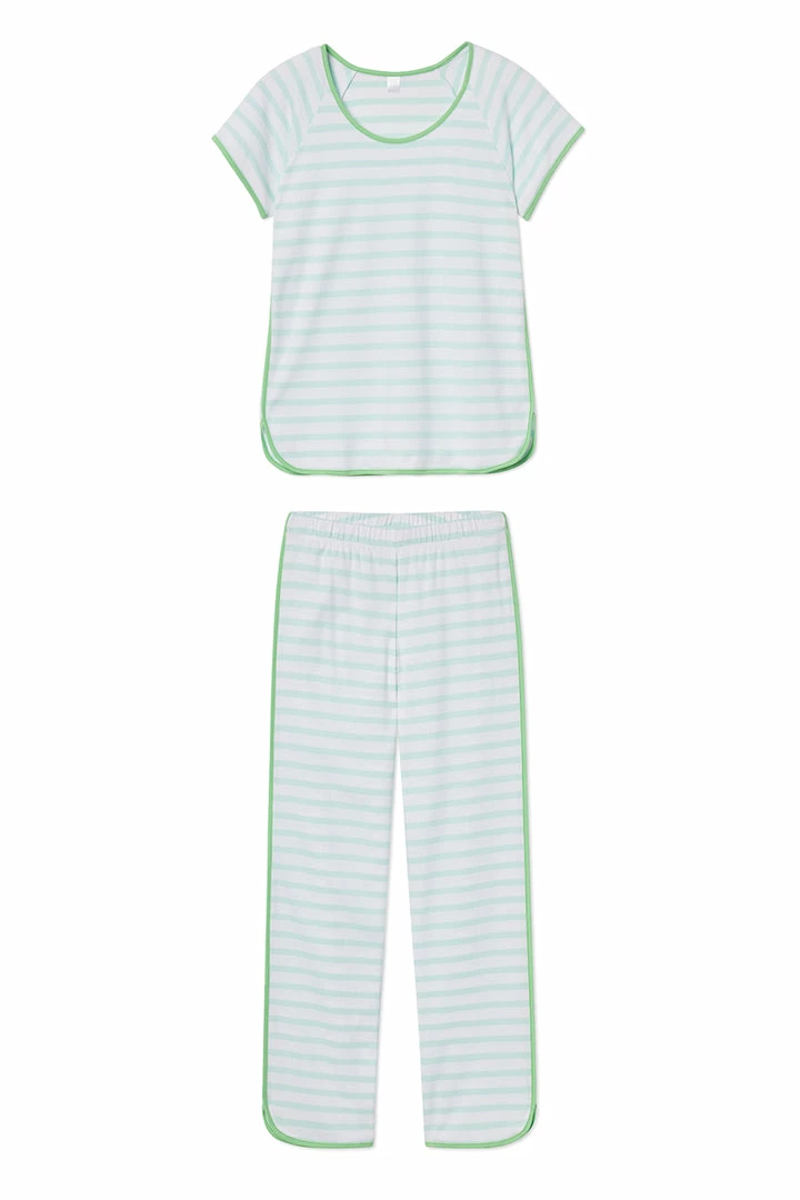 LAKE Women Pima Short-Long Set In Harbor