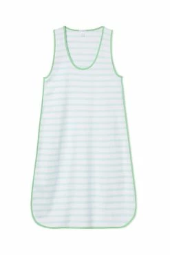 LAKE Women Pima Tank Gown In Harbor