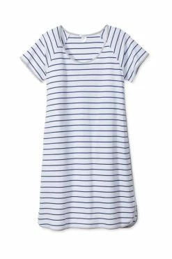 LAKE Pima Nightgown In Vintage Indigo