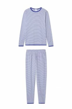 LAKE Pima Long John Set In Lapis