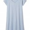 LAKE Organic Pima Maternity Nightgown In Larkspur Sleep