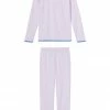 LAKE Pima Long John Set In Lavender Fields Women
