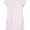 LAKE Pima Maternity Nightgown In Lavender