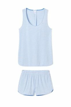 LAKE DreamKnit Shut Eye Tank-Short Set In Maldives Women