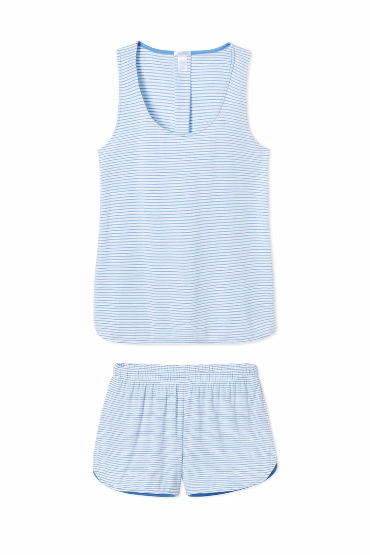 LAKE DreamKnit Shut Eye Tank-Short Set In Maldives Women