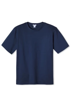 LAKE Men's Short Sleeve Pima Tee In True Navy