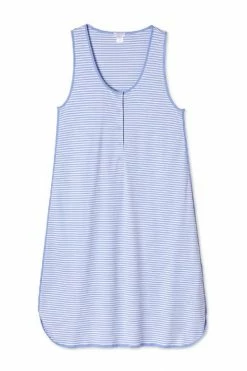 LAKE Pima Maternity Tank Gown In Hydrangea