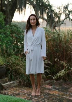 LAKE Pima Robe In Moon
